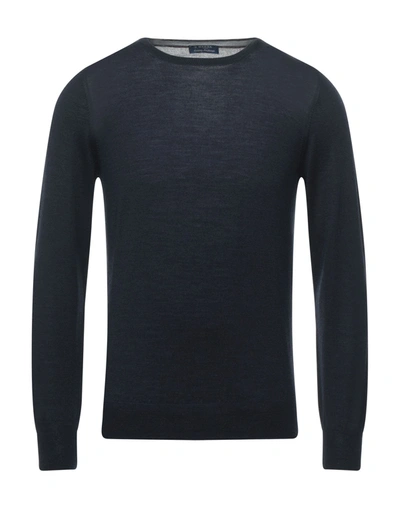 Barba Napoli Sweaters In Dark Blue