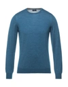 Barba Napoli Sweaters In Pastel Blue