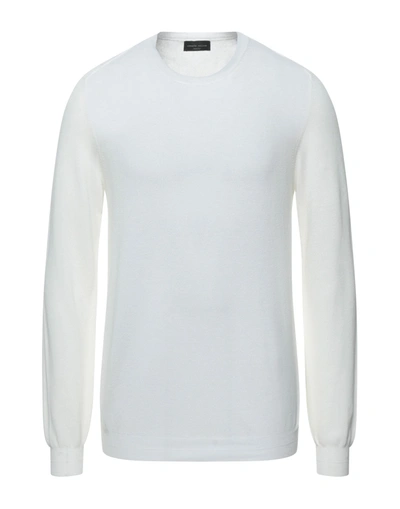 Roberto Collina Sweaters In White