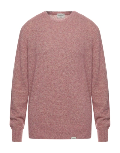 Brooksfield Sweaters In Mauve