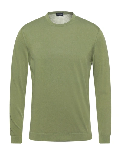 Drumohr Sweaters In Military Green