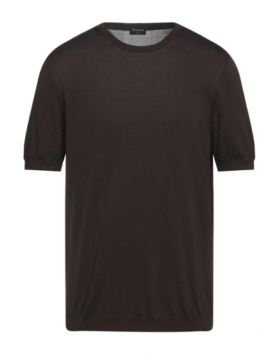 Drumohr Sweaters In Brown