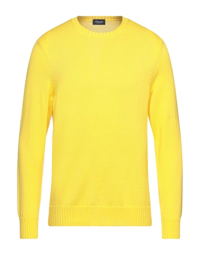 DRUMOHR DRUMOHR MAN SWEATER YELLOW SIZE 46 COTTON,39795802AQ 7