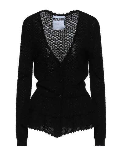 Moschino Cardigans In Black