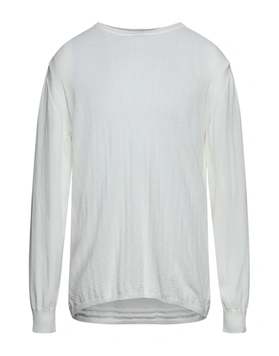 Paolo Pecora Sweaters In White