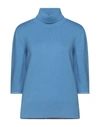 Mm6 Maison Margiela Turtlenecks In Azure