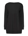 Alpha Studio Sweaters In Black