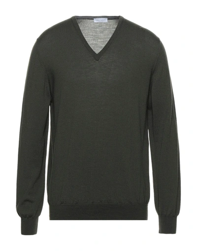 Gran Sasso Sweaters In Military Green