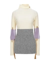 Moncler 1952 Turtlenecks In White