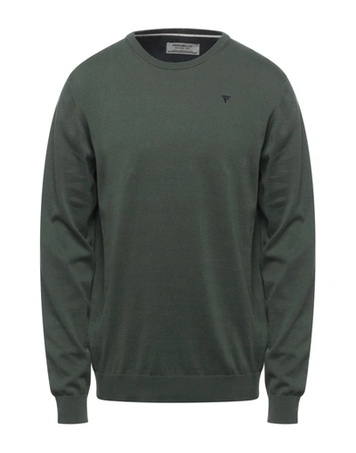 Fred Mello Sweaters In Military Green