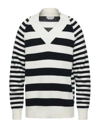 Alexander Mcqueen Sweaters In White