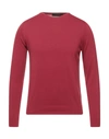 Jeordie's Sweaters In Brick Red