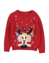 DOLCE & GABBANA DOLCE & GABBANA NEWBORN BOY SWEATER RED SIZE 3 VIRGIN WOOL, CASHMERE, COTTON, POLYESTER, VISCOSE,14173773PH 10