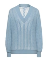 Agnona Sweaters In Blue