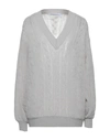 Agnona Sweaters In Grey