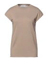 Alpha Studio Sweaters In Light Brown