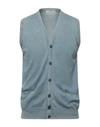 Alpha Studio Cardigans In Slate Blue