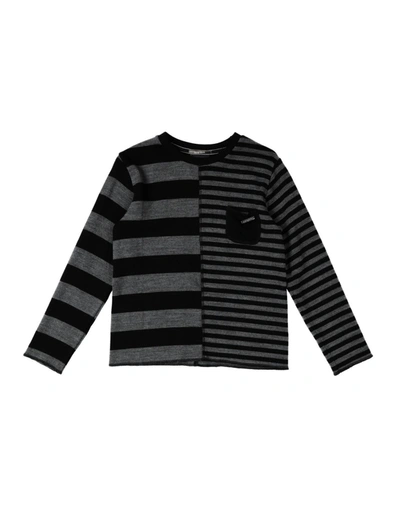 Fred Mello Kids' Sweaters In Black