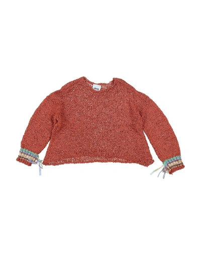 Akep Kids' Sweaters In Rust