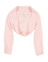 Microbe By Miss Grant Kids' Wrap Cardigans In Pink