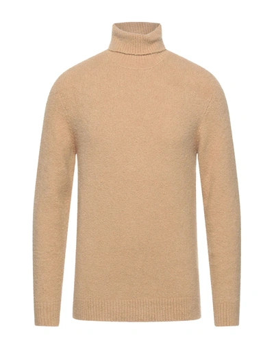 Roberto Collina Turtlenecks In Camel