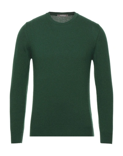 Andrea Fenzi Sweaters In Dark Green