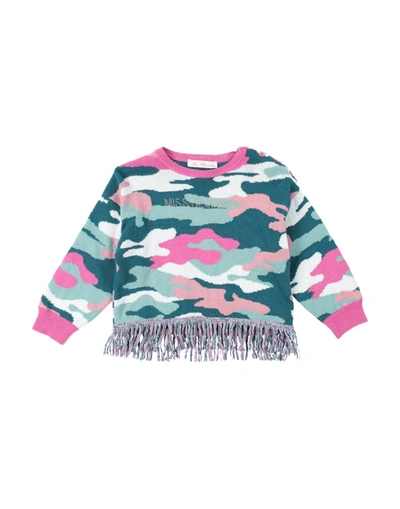 Miss Blumarine Kids' Sweaters In Pink