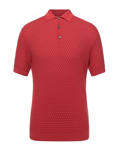 Brioni Sweaters In Red