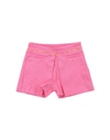 Meilisa Bai Toddler Girl Shorts & Bermuda Shorts Pink Size 3 Cotton, Polyester, Elastane In Pink
