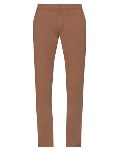 Grey Daniele Alessandrini Pants In Brown