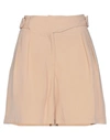 Luckylu  Milano Shorts & Bermuda Shorts In Beige