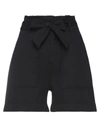 Kaos Jeans Woman Shorts & Bermuda Shorts Black Size 2 Cotton