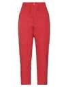 Virna Drò® Cropped Pants In Red