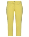 Paul & Shark Cropped Pants In Yellow