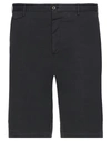 Pt Torino Man Shorts & Bermuda Shorts Black Size 30 Cotton, Elastane