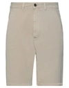 Department 5 Man Shorts & Bermuda Shorts Beige Size 30 Cotton, Elastane