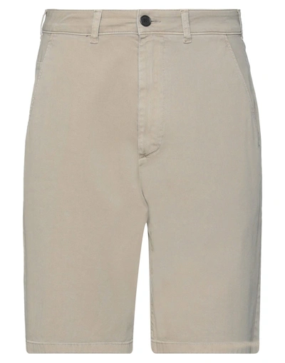 Department 5 Man Shorts & Bermuda Shorts Beige Size 30 Cotton, Elastane