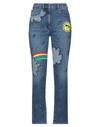 LOVE MOSCHINO LOVE MOSCHINO WOMAN JEANS BLUE SIZE 26 COTTON, POLYESTER, ELASTANE,13673498DP 6