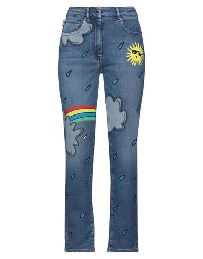Love Moschino Jeans In Blue