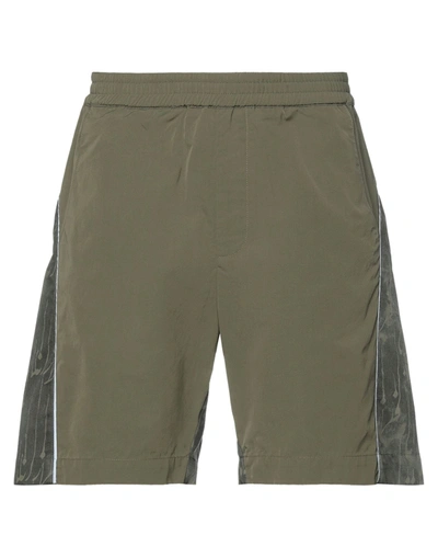 Paria Farzaneh Paria /farzaneh Man Shorts & Bermuda Shorts Military Green Size M Polyester, Cotton
