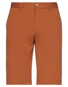 Ben Sherman Man Shorts & Bermuda Shorts Rust Size 34 Cotton, Elastane In Red