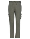 Grey Daniele Alessandrini Pants In Sage Green