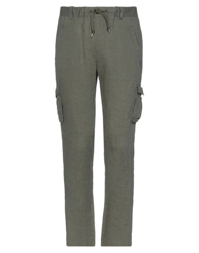 Grey Daniele Alessandrini Pants In Sage Green