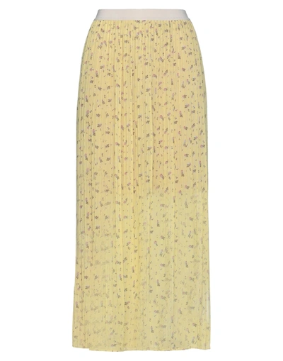 Semicouture Long Skirts In Yellow
