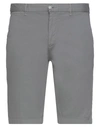 Yes Zee By Essenza Man Shorts & Bermuda Shorts Grey Size 28 Cotton, Elastane