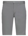 Yes Zee By Essenza Man Shorts & Bermuda Shorts Grey Size 28 Cotton, Elastane In Grey