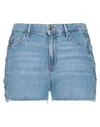 GUESS GUESS WOMAN DENIM SHORTS BLUE SIZE 26 COTTON,13672568UR 6