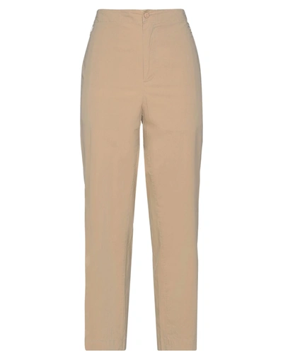 Merci .., Woman Pants Sand Size 10 Cotton, Elastane In Beige