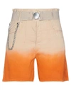 High Woman Shorts & Bermuda Shorts Beige Size 6 Cotton, Linen