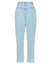 PEOPLE (+) PEOPLE WOMAN JEANS BLUE SIZE 31 COTTON,13673486KL 3